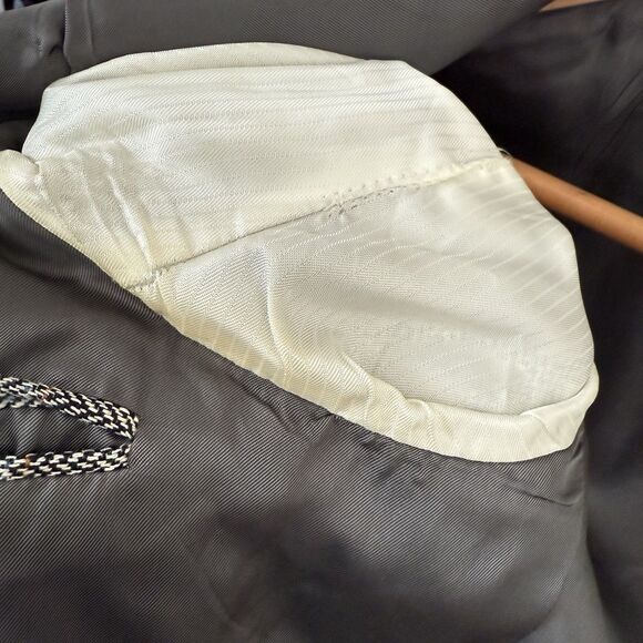 VINTAGE Guy Laroche Couture Men's Sport Coat Blazer Two Button Silk/Blend Sz 39R - Picture 7 of 15